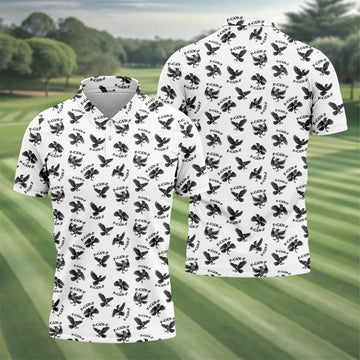 F-Caw-F Raven Halloween Golf Polo Shirt, Halloween Shirt For Men, Golf Apparel For Men