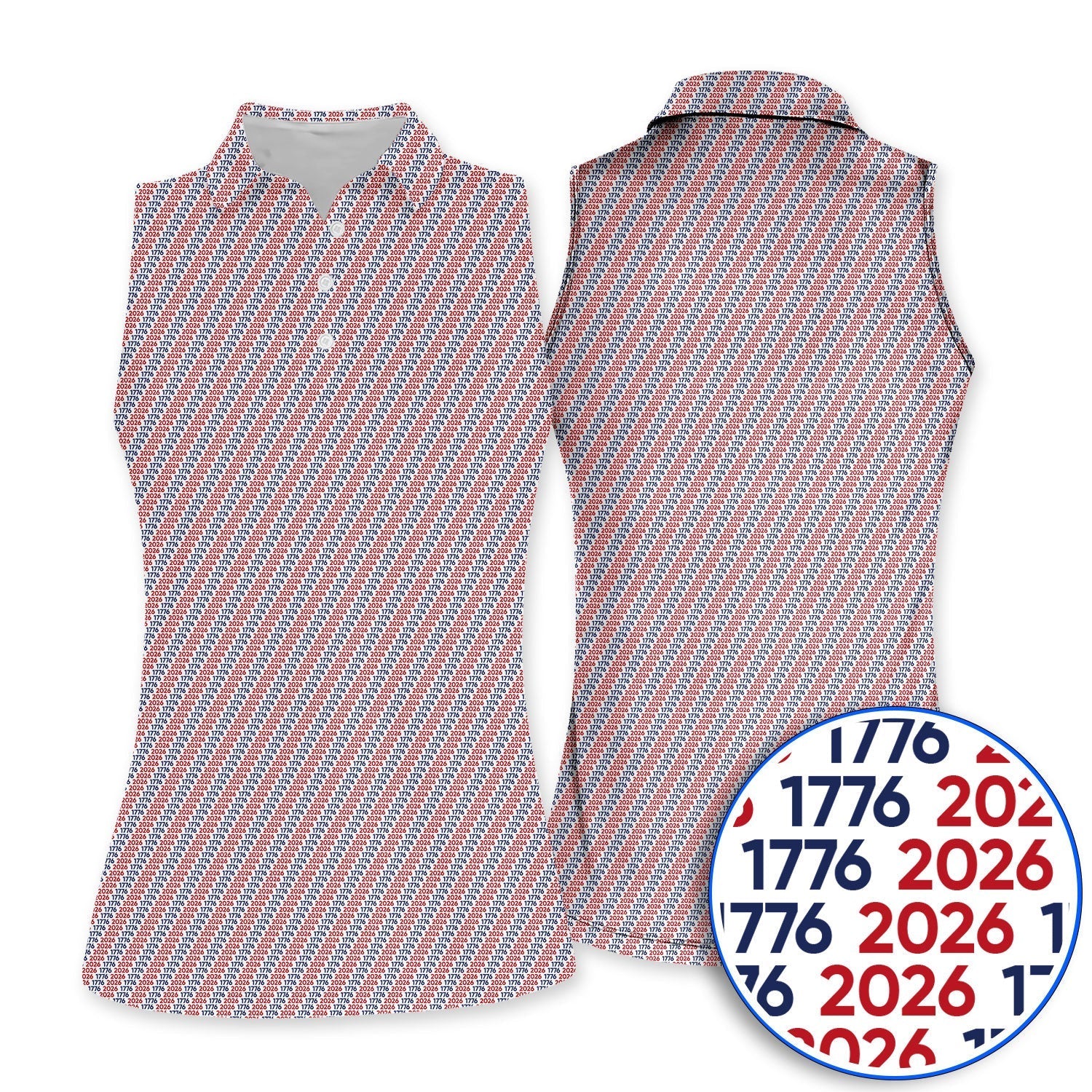 1776-2026 America 250 Anniversary Golf Polos, Patriotic USA Pattern Golf Shirt, Crazy Golf Shirts For Golfer