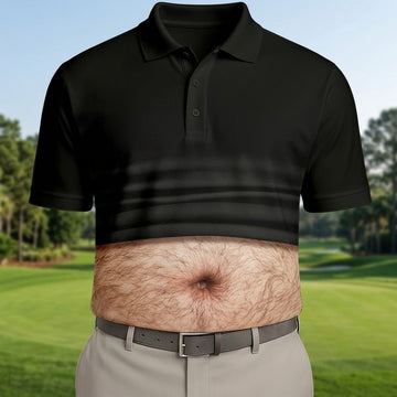 Men's Funny Golf Polo Shirt Custom Golf Shirt, Unique Gift For Golfer, Fun Golf Shirts For Men