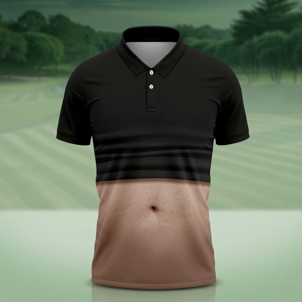Men's Funny Golf Polo Shirt Custom Golf Shirt, Unique Gift For Golfer, Fun Golf Shirts For Men