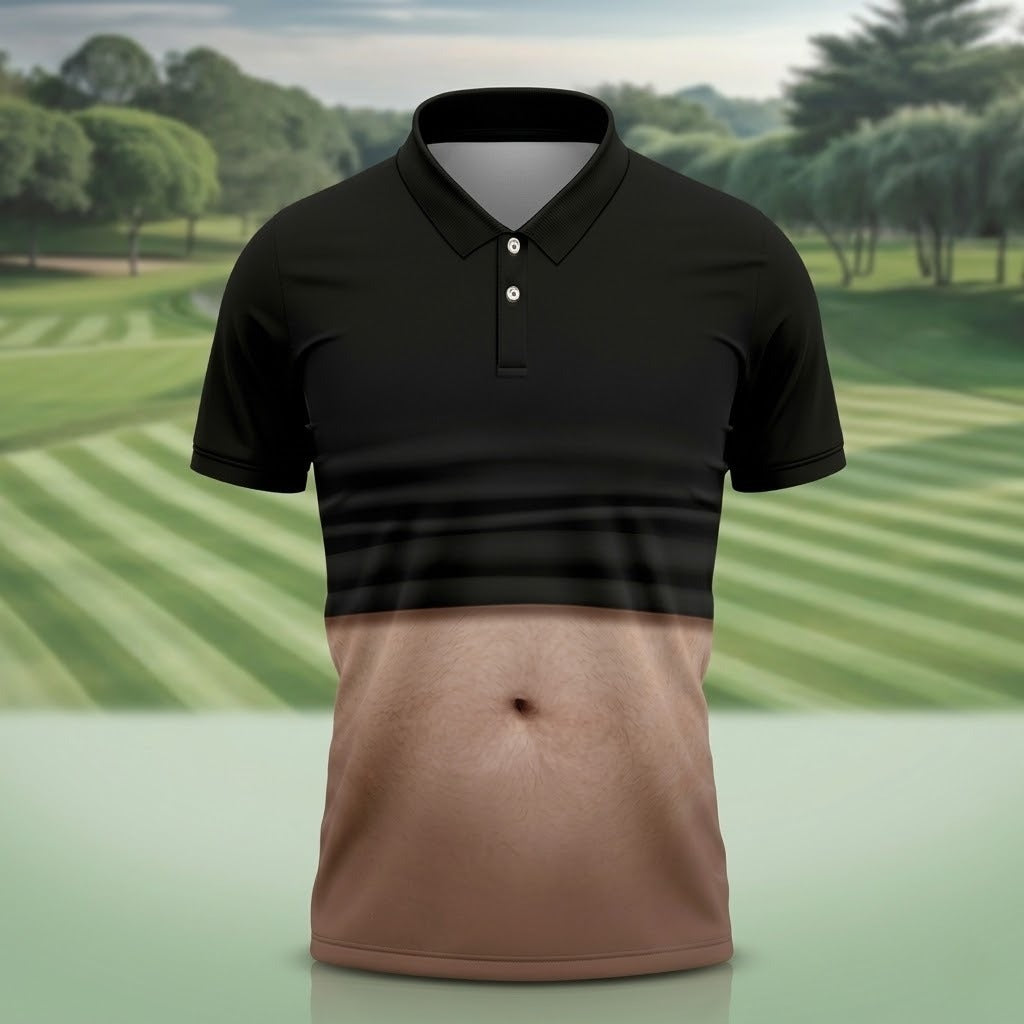 Men's Funny Golf Polo Shirt Custom Golf Shirt, Unique Gift For Golfer, Fun Golf Shirts For Men