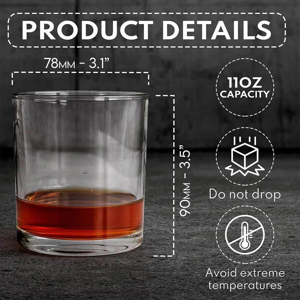 Best Truck Driver - Personalized Trucker Whiskey Glass, Luxury Whiskey Glass, Truck Driver Gift