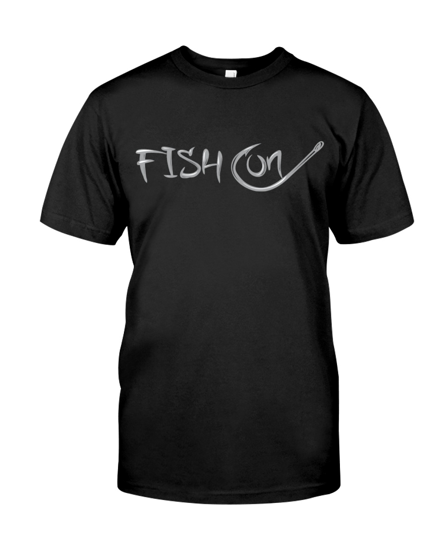 Fish On Funny Fishing Shirt, Fishing Tee Shirts, Gift For Fisherman, Fishing Shirts For Men