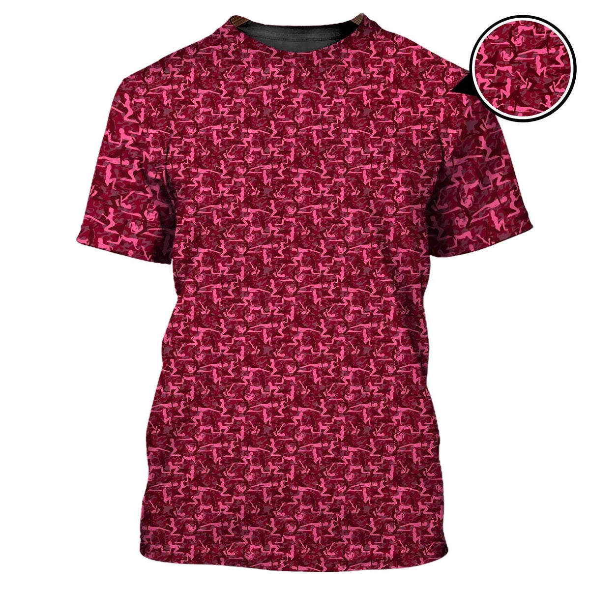 Funny Golf Pattern Polos Pink Golf Shirt For Men, Christmas Golf Shirt Polos, Men Golf Apparel