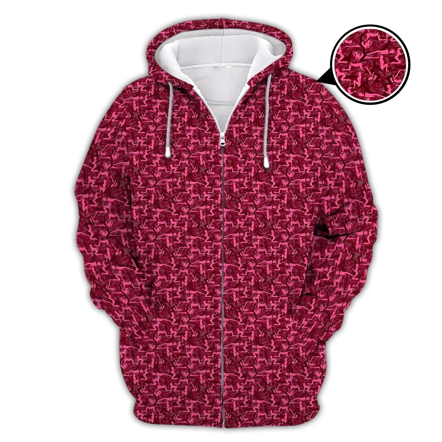 Funny Golf Pattern Polos Pink Golf Shirt For Women, Christmas Golf Shirt Polos, Ladies Golf Apparel